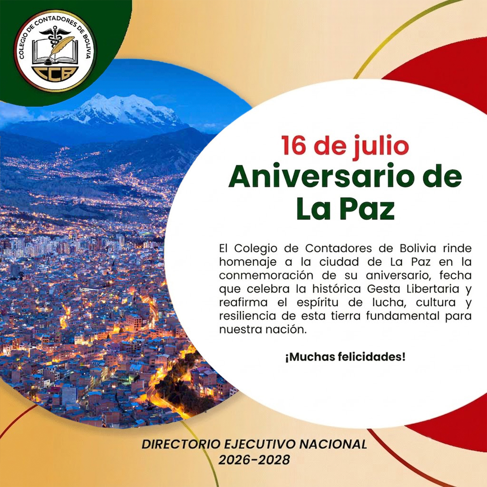 la paz aniversario